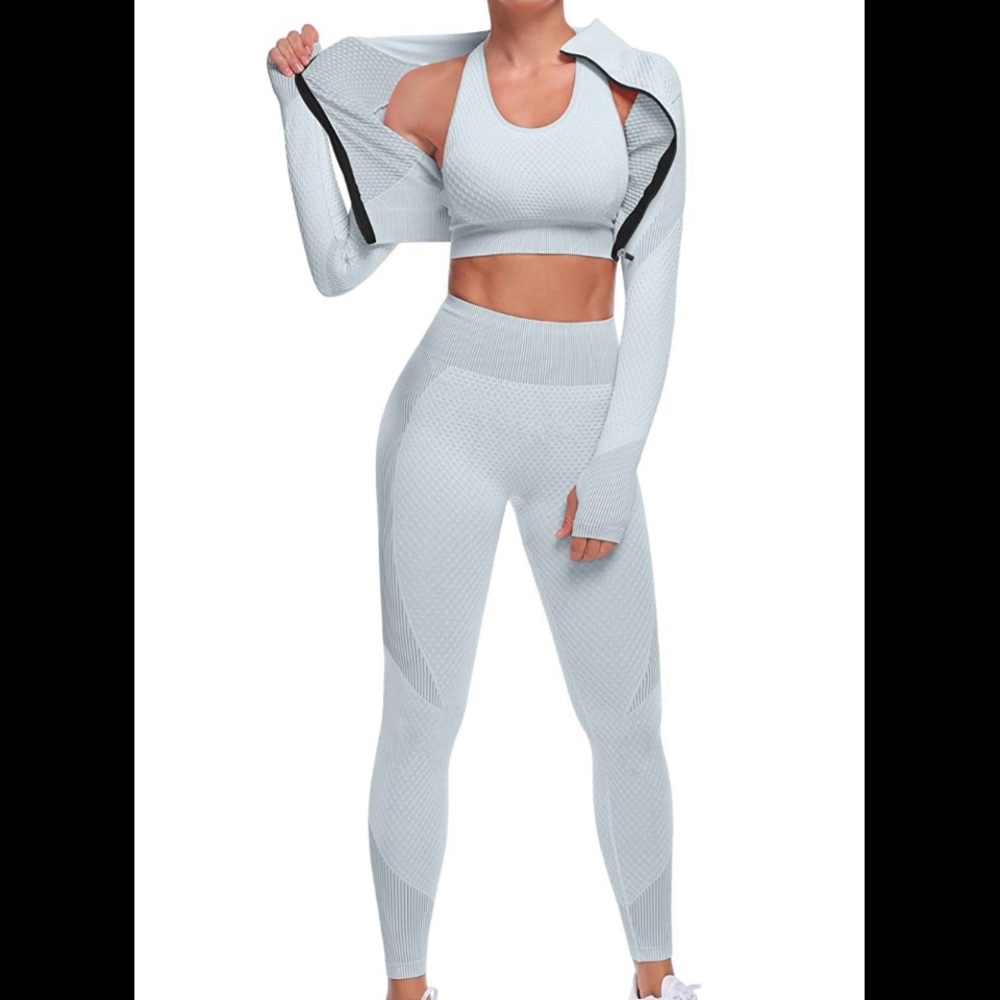 Grey 3-Piece Workout Set